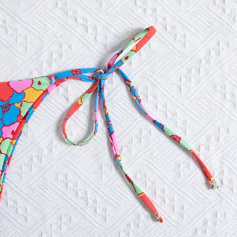 Wholesale Designer Bikinis String Floral Swimwear 8