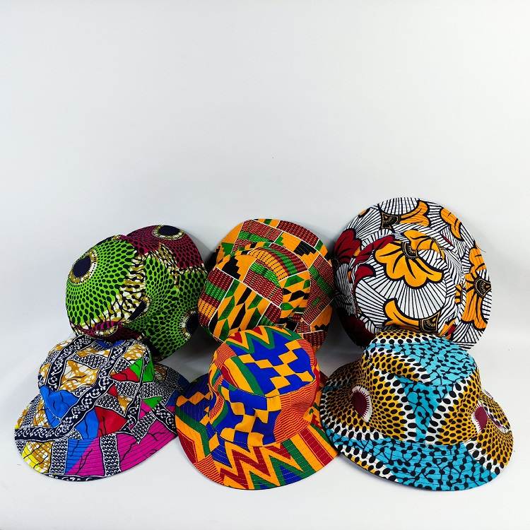 african print hat