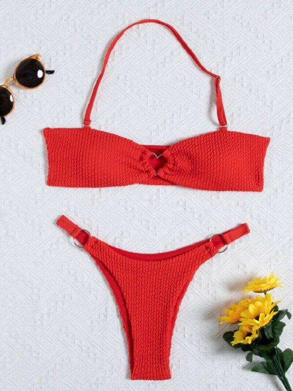 Blank Bikinis Wholesale Sexy Red Bathing Suits 2