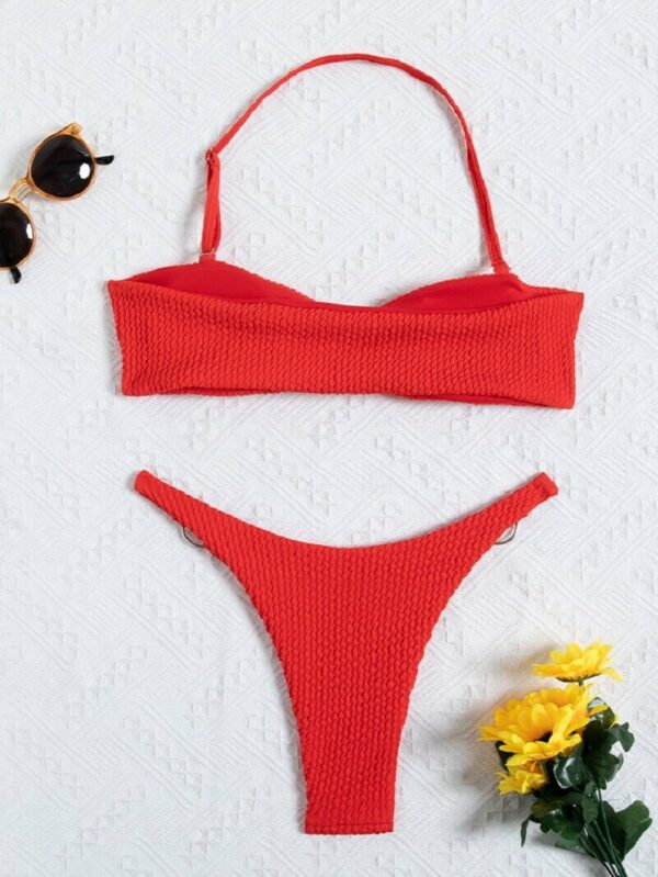 Blank Bikinis Wholesale Sexy Red Bathing Suits 3