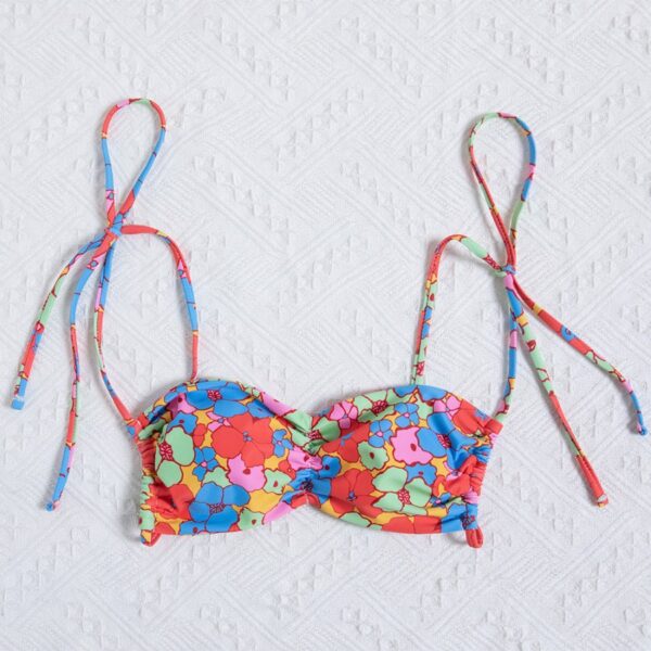 Floral Print String Bikini Manufacturers 4