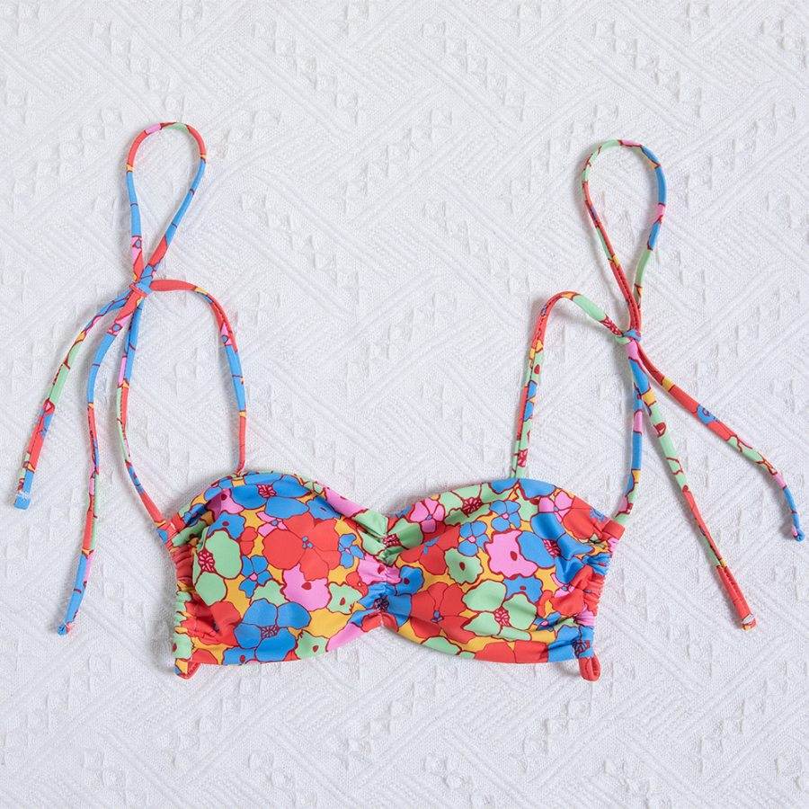 Floral Print String Bikini Manufacturers 7