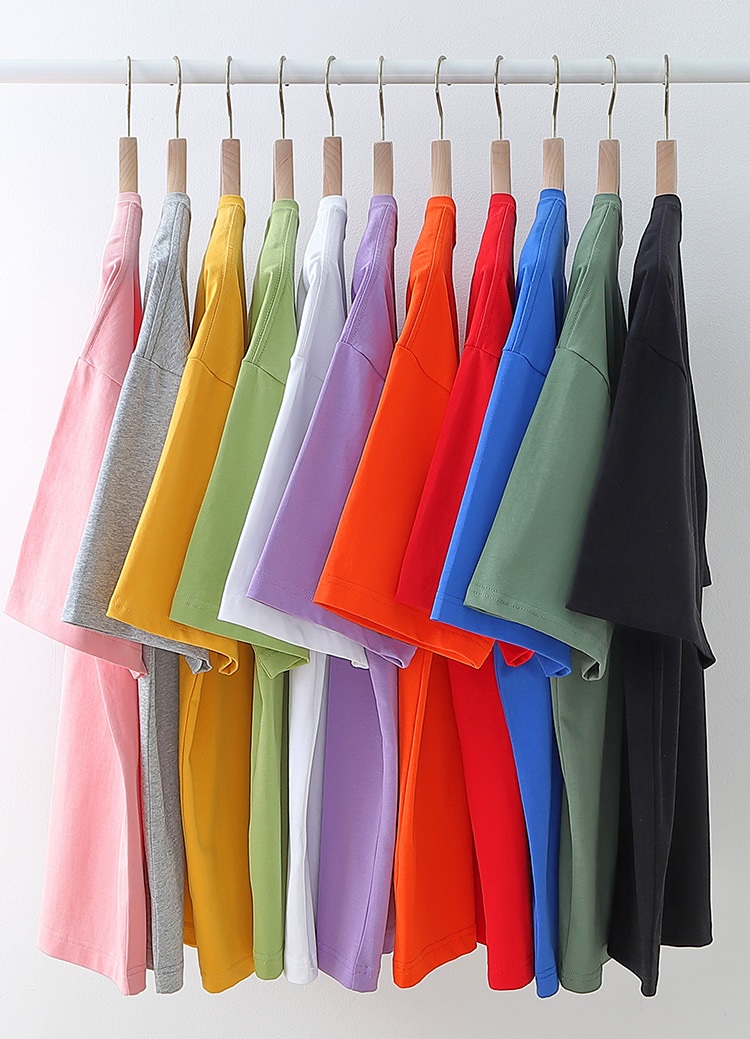 Custom T Shirt Manufacturer Unisex Drop shoulder T-Shirt 9