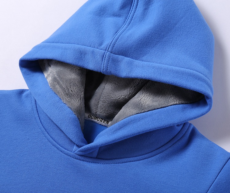 Custom Unisex Thick Fleece Pullover Hoodie Supplier 17