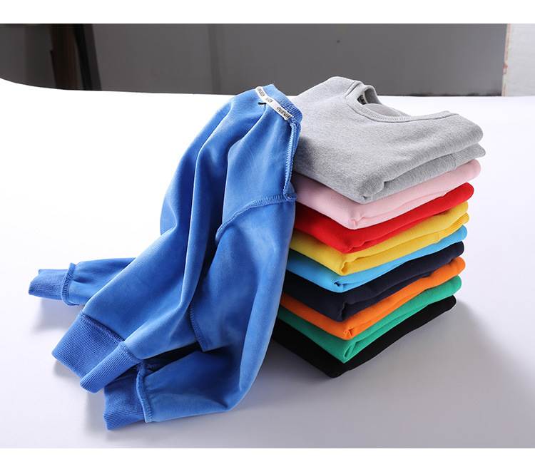 Custom Unisex Thick Fleece Sweatshirt Manufacturer 21