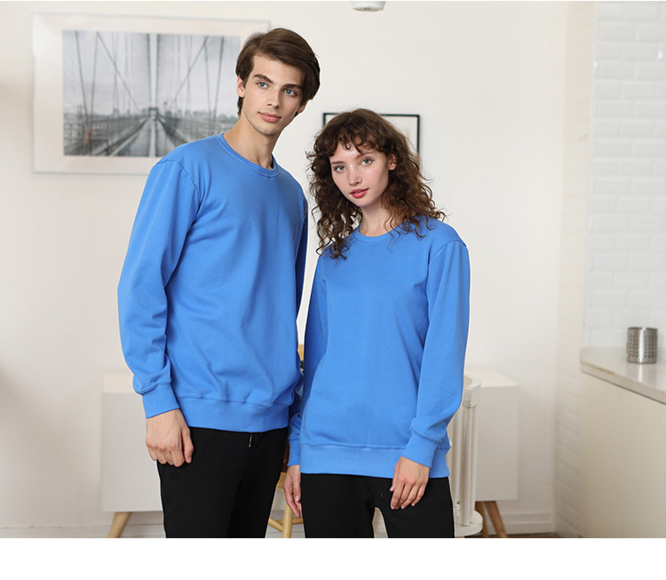 Custom Unisex Thick Fleece Sweatshirt Manufacturer 17