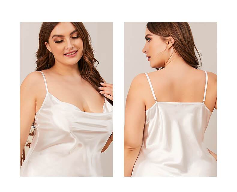 Silk Dress Plus Size Sleepwear Wholesale 14