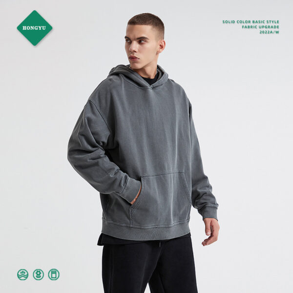 Oversize Thick Cotton Terry Hoodie 420gsm 3