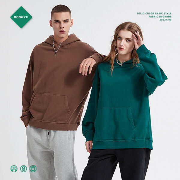 Oversize Thick Cotton Terry Hoodie 420gsm 2