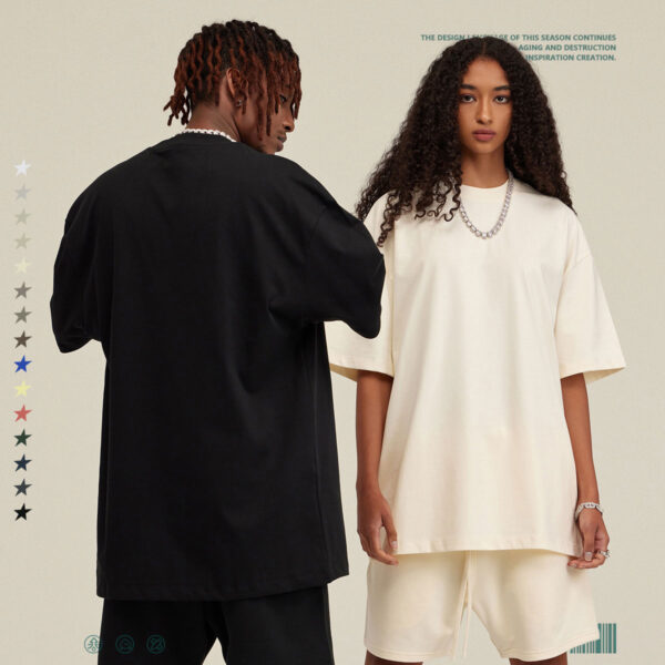 #S1708 Thick Oversized Fashion Streetwear T-Shirt 305GSM 3