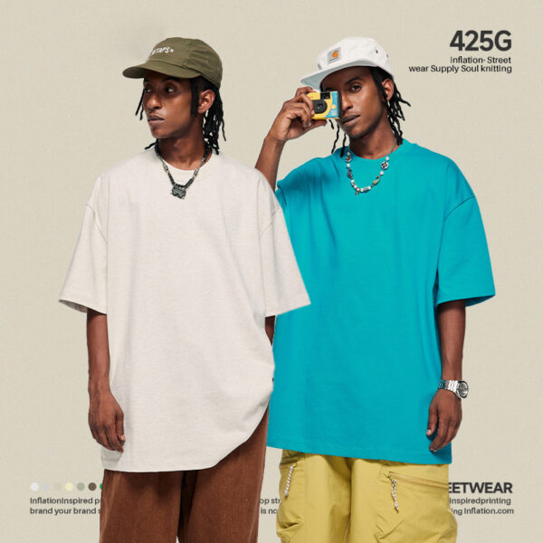 #2948S2 Super Thick 425Gsm Oversized T-shirt 5