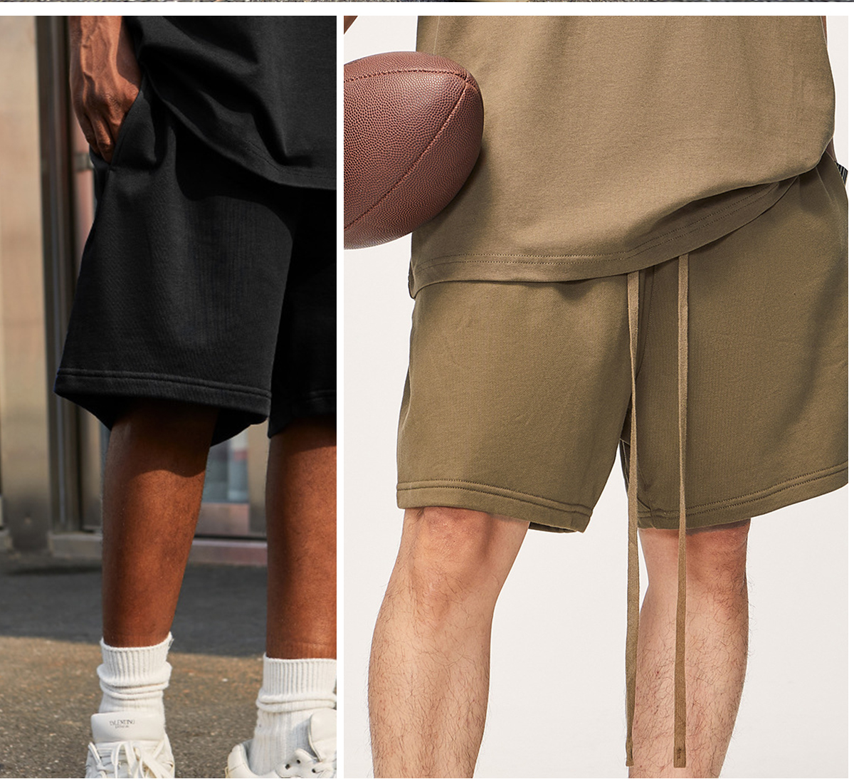 #2309SS Thick Heavy Basic Shorts Street Trendy 425GSM 21