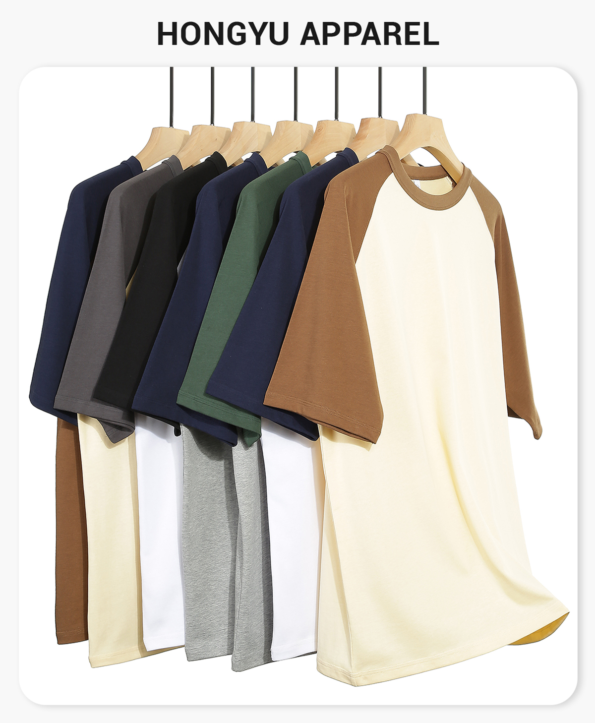 #S3003 Raglan Sleeve 280Gsm Unisex Oversized T-Shirt 5