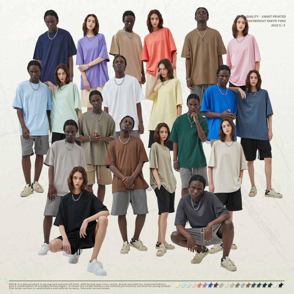 AR002 Cotton 230Gsm Oversized Fashion T-Shirt