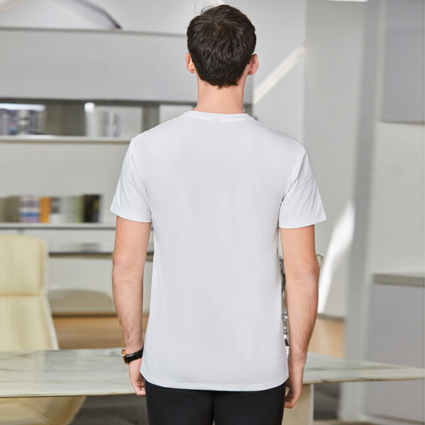 0ZC1 Basic Slim Fit Cotton T-Shirt 200Gsm 4