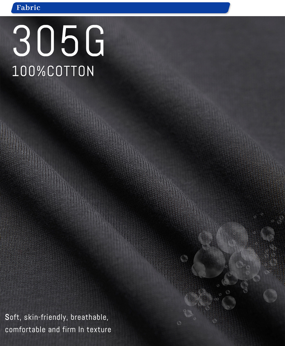 #2308SS Thick Cotton Oversize Unisex T-shirt 305Gsm 14