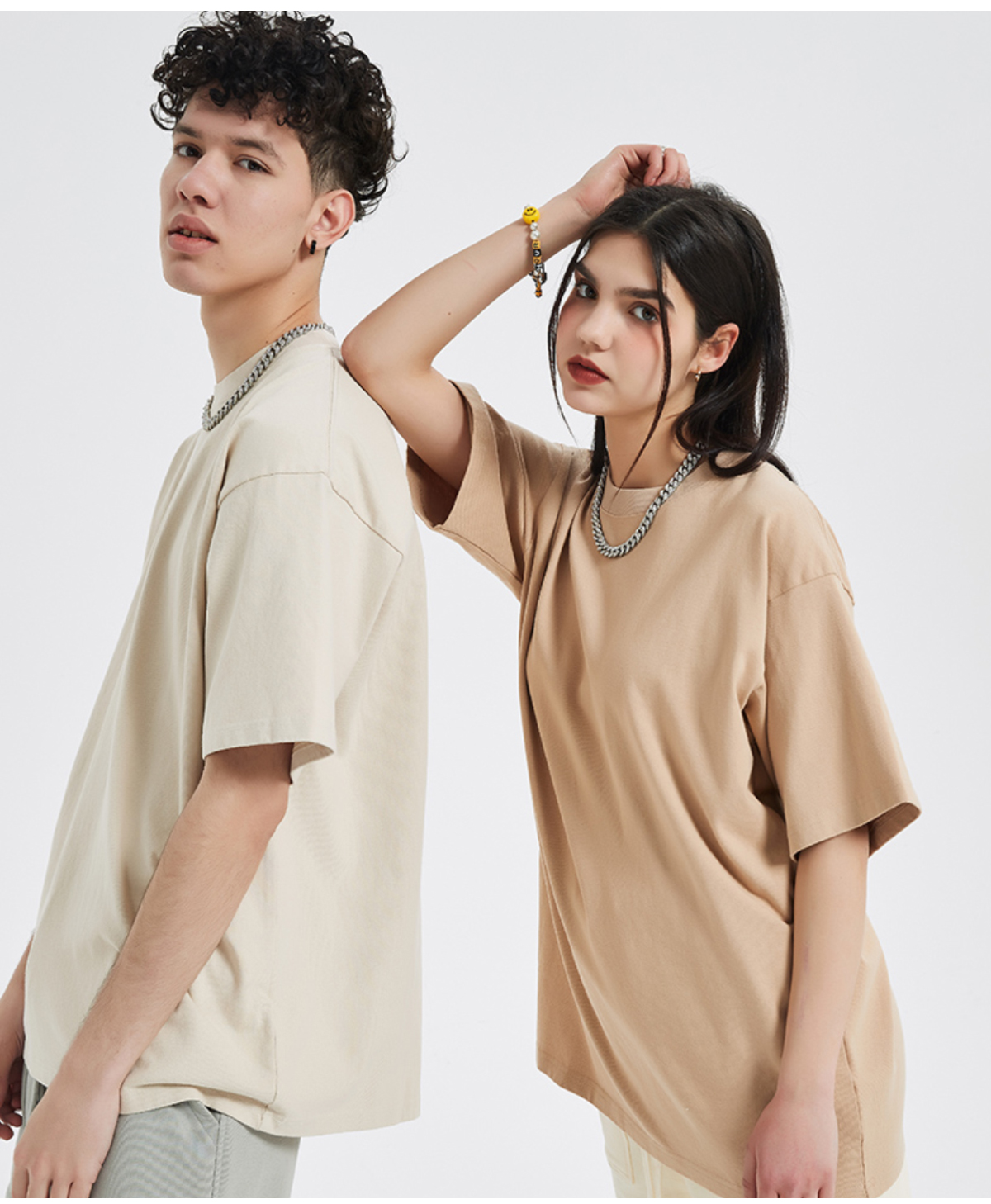 #8806 Extra Thick 310GSM Hemp Cotton Oversized T-Shirt 24