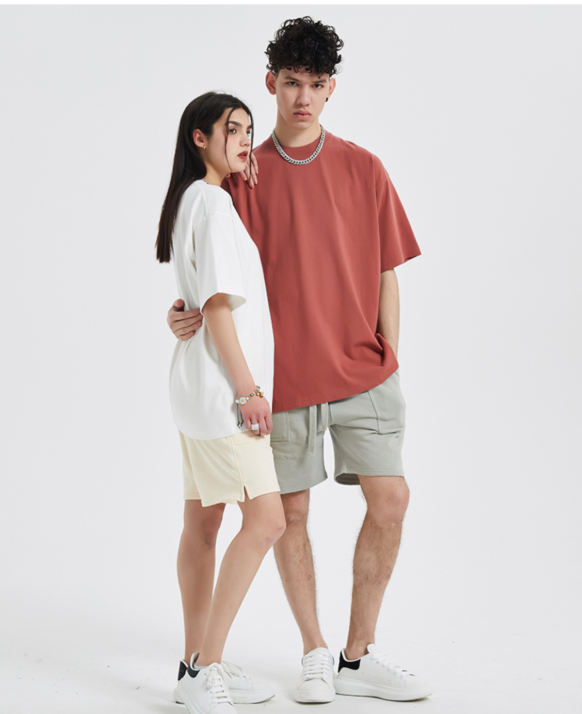 #8806 Extra Thick 310GSM Hemp Cotton Oversized T-Shirt 28