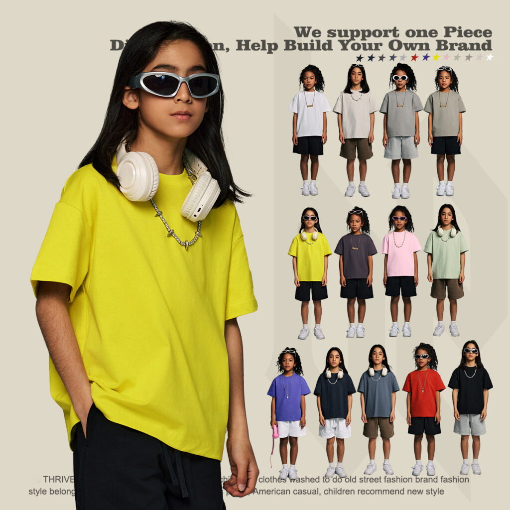 #T801 Cotton 230Gsm Kids’ Quick-Dry Cooling T-Shirt