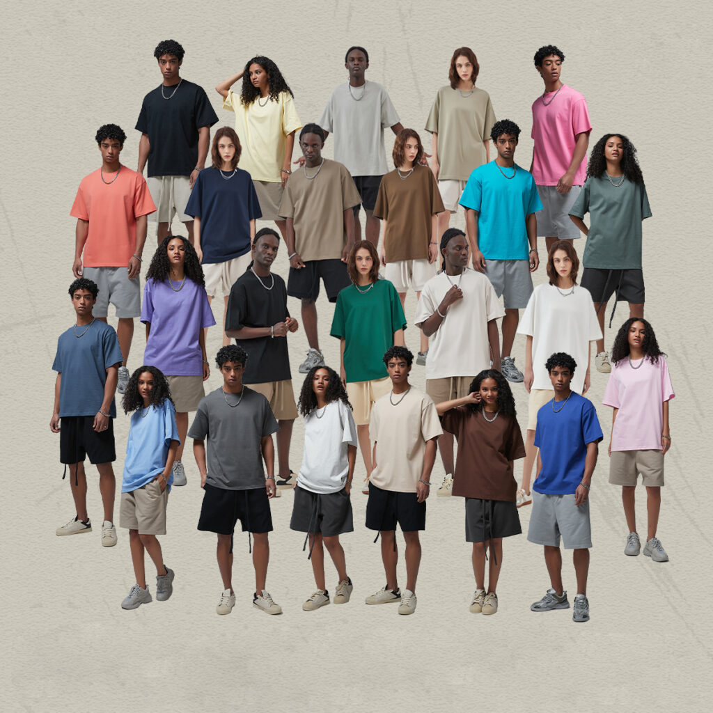#AR003 Cotton 275G Oversized Blank T-Shirt