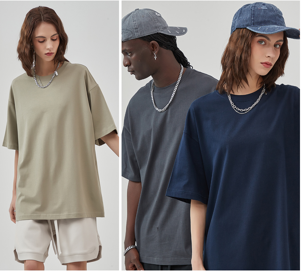 #AR003 Cotton 275G Oversized Blank T-Shirt 24