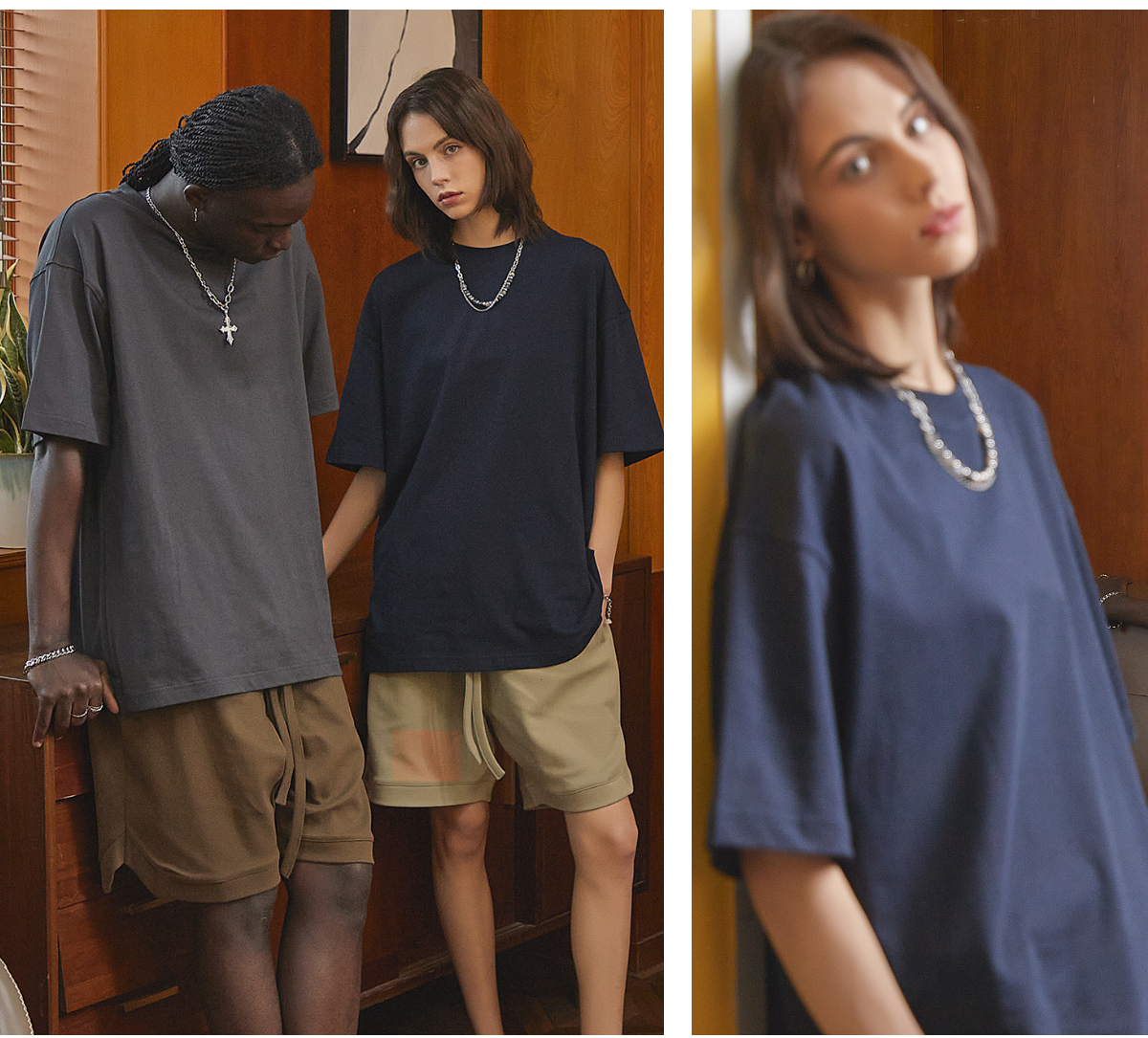 #AR003 Cotton 275G Oversized Blank T-Shirt 28