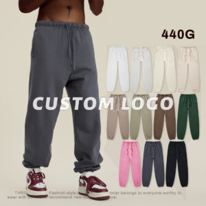 #3117 Thick 440Gsm Brushed Cotton Terry Sweatpants