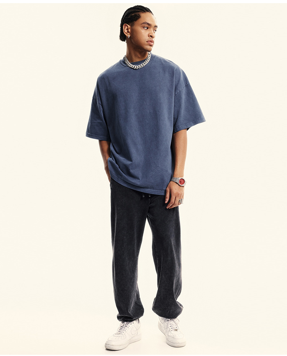 #3295 Thick 345GSM Wash Terry Sweatpants 30