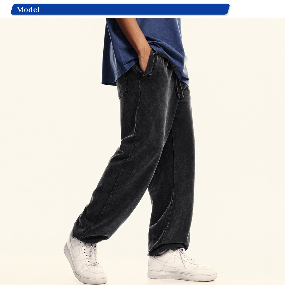 #3295 Thick 345GSM Wash Terry Sweatpants 22