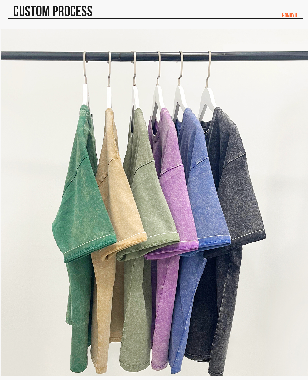 #NY0023 Acid Wash 230GSM Cotton Oversized T-shirt 18