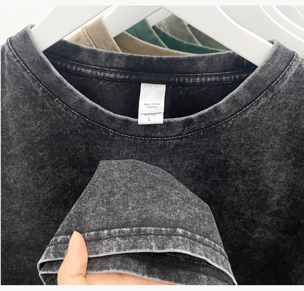 #NY0023 Acid Wash 230GSM Cotton Oversized T-shirt 20