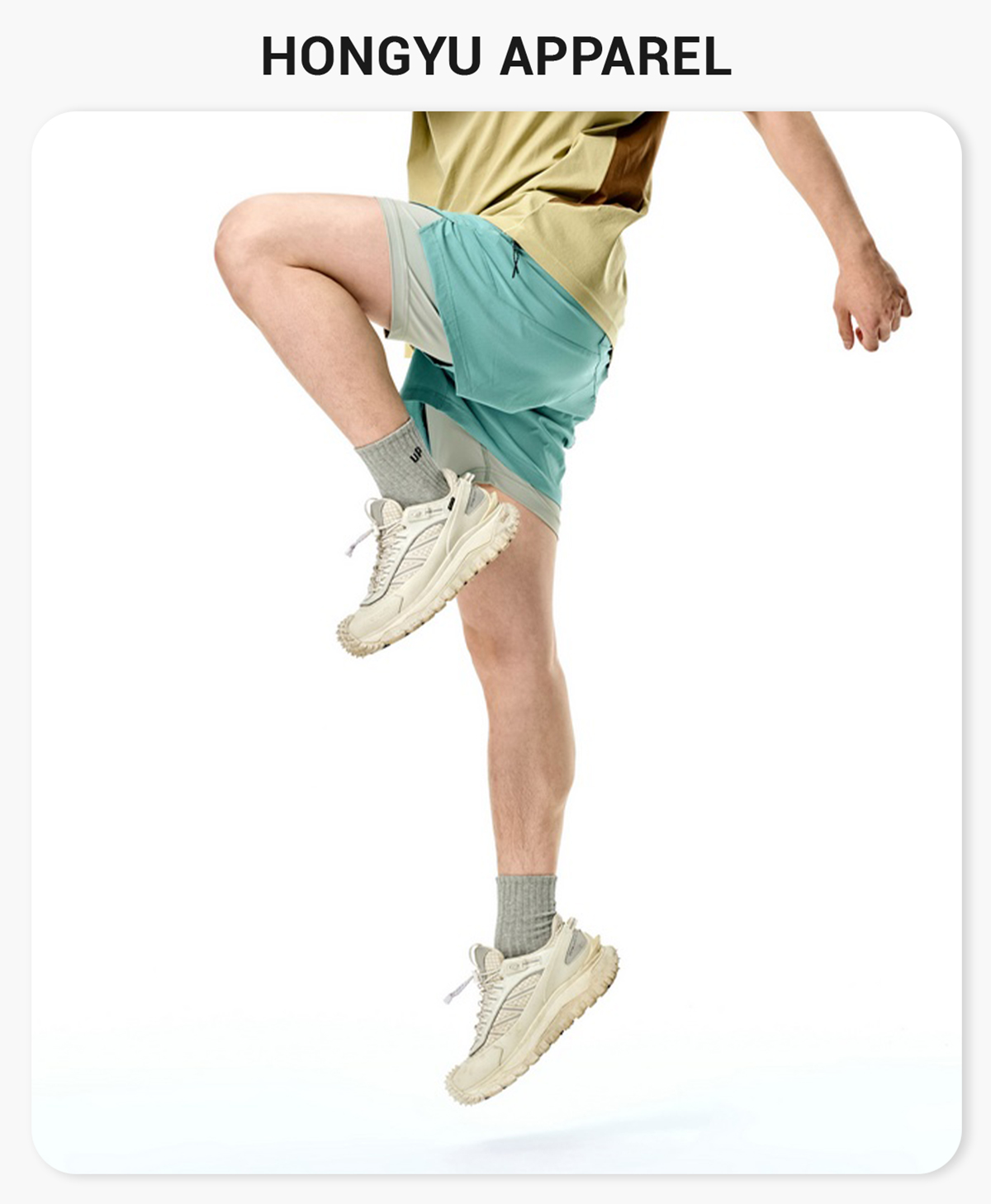 #12774S25 UPF50 Quick Dry Sports Shorts with Lining 4