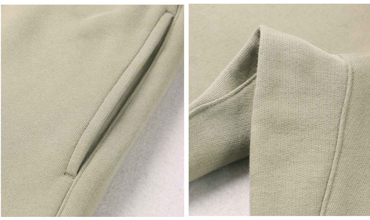 #7790 Brushed Fleece 365Gsm Solid wide-leg sweatpants 14