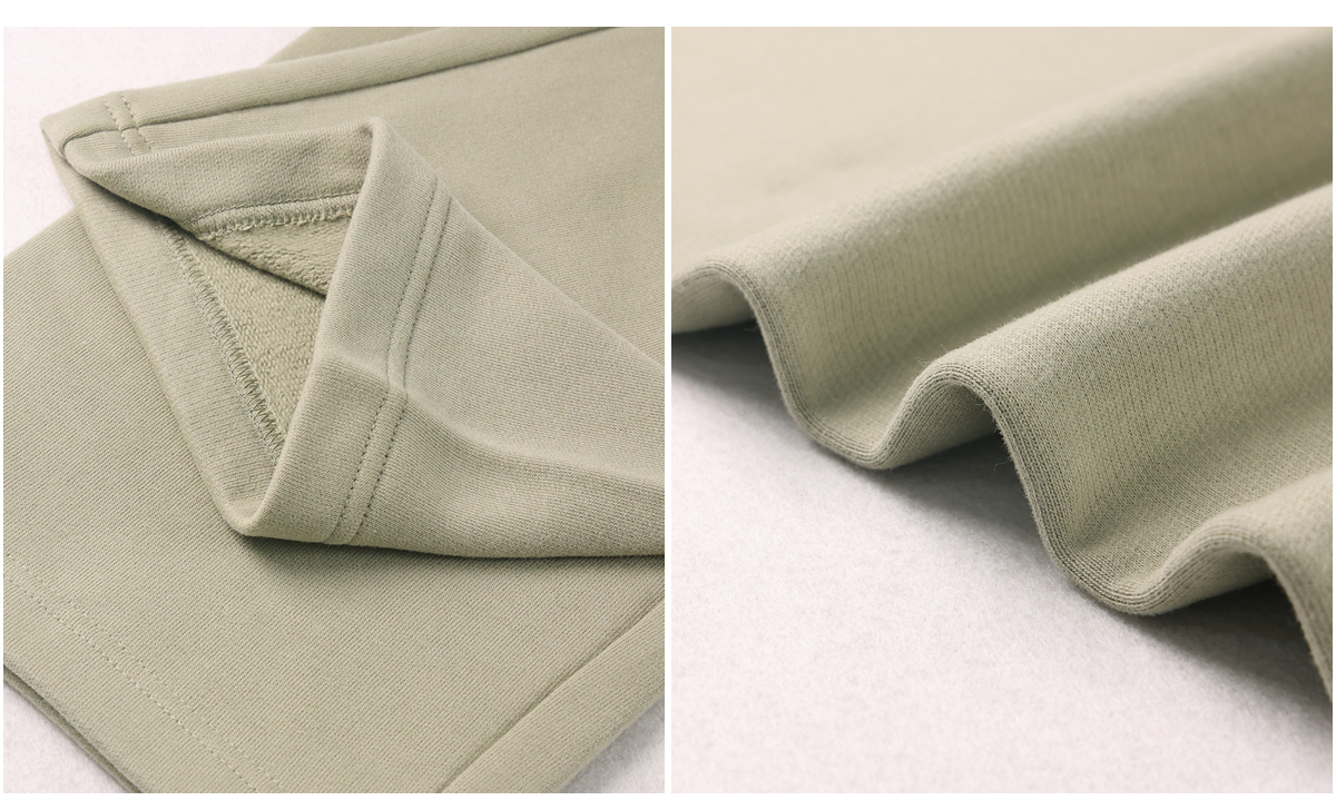 #7790 Brushed Fleece 365Gsm Solid wide-leg sweatpants 16