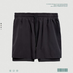 #AM057 Outdoor Wear Quick-Drying Double Layer Sports Shorts