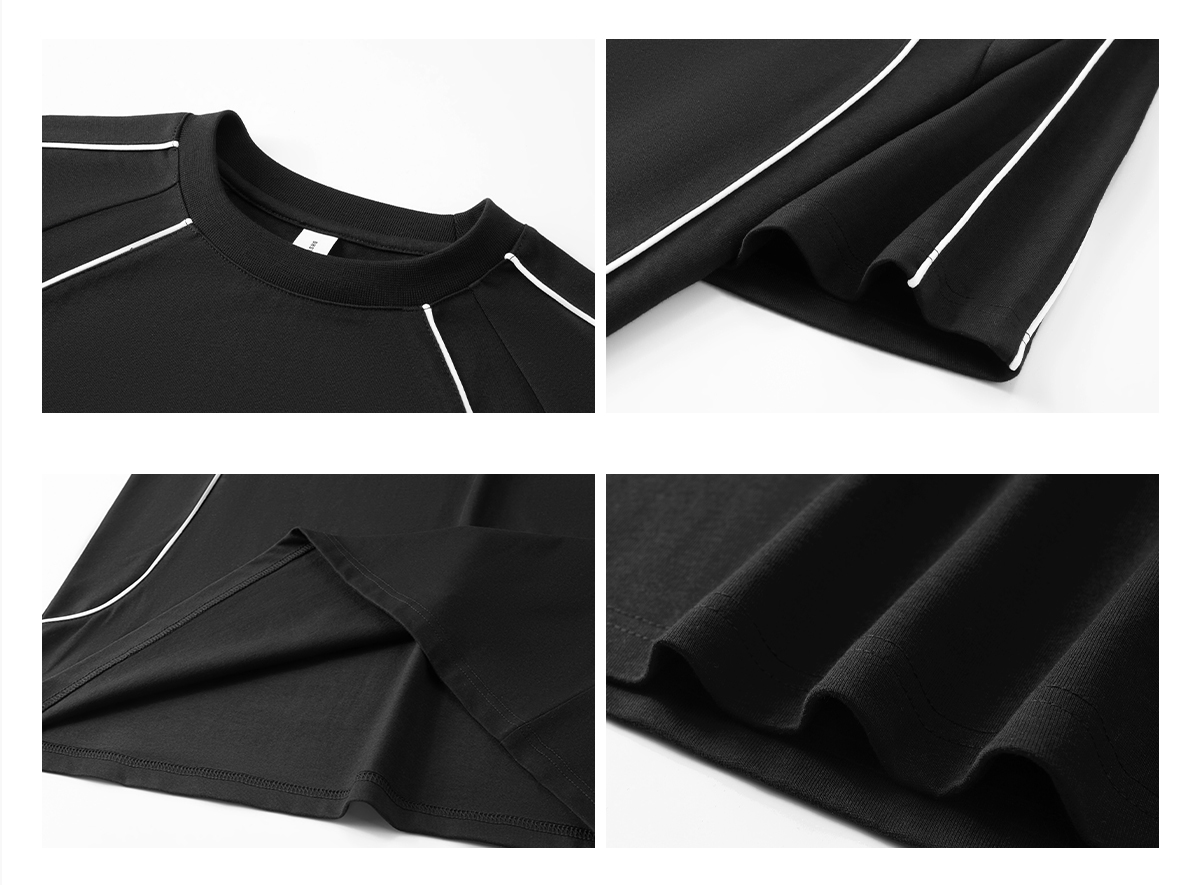 #NY19587 Cotton 240g Reglan Sleeve Oversized T-shirt 14