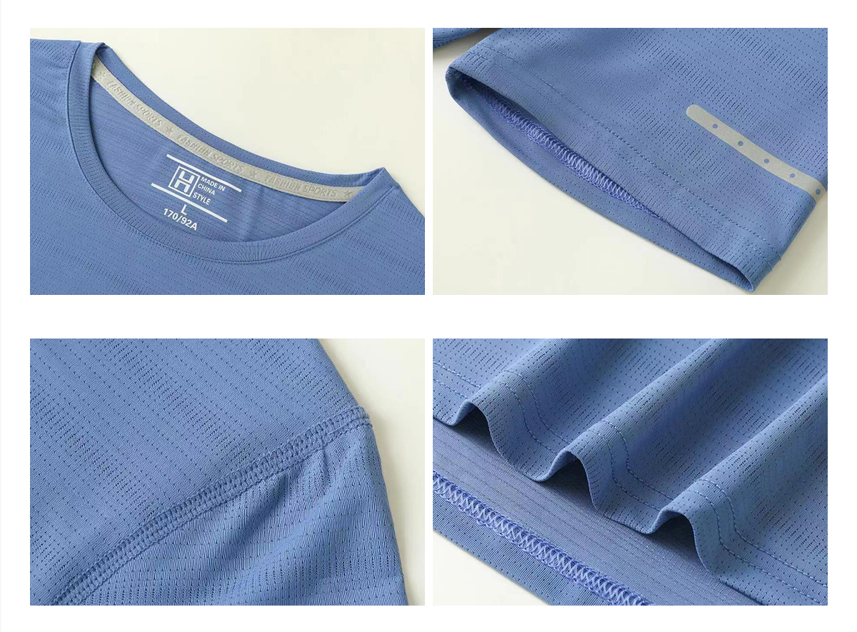 #NY3344 Basic Quick Dry Lightweight Sport Wear T-shirt 14