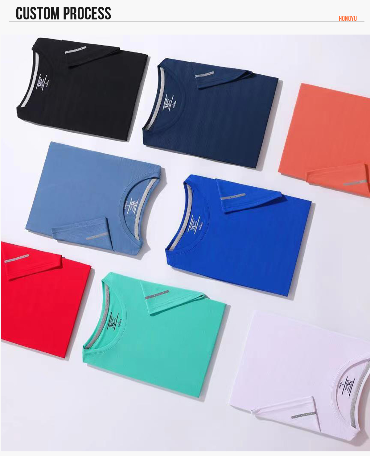 #NY3344 Basic Quick Dry Lightweight Sport Wear T-shirt 18
