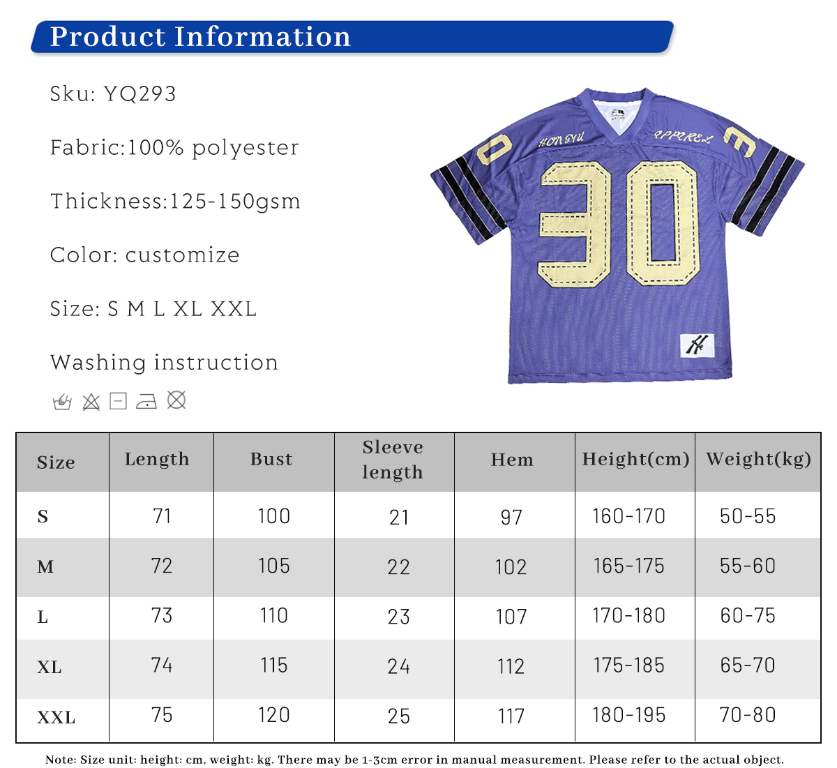 #YQ293 Streetwear Football Jersey Mesh Shorts Set 5