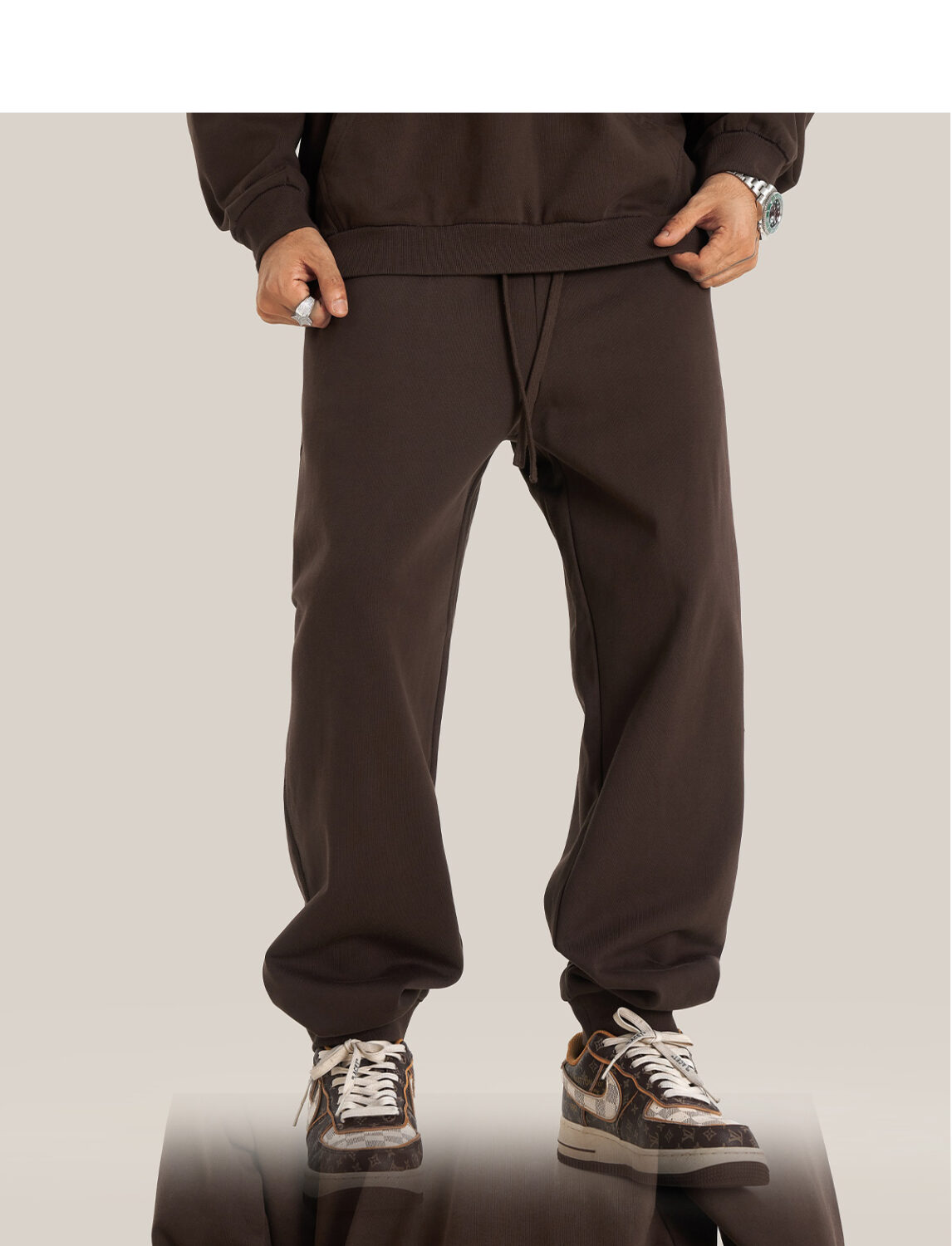 #K24127 Heavy 440Gsm Terry Jogger Sweatpants 23
