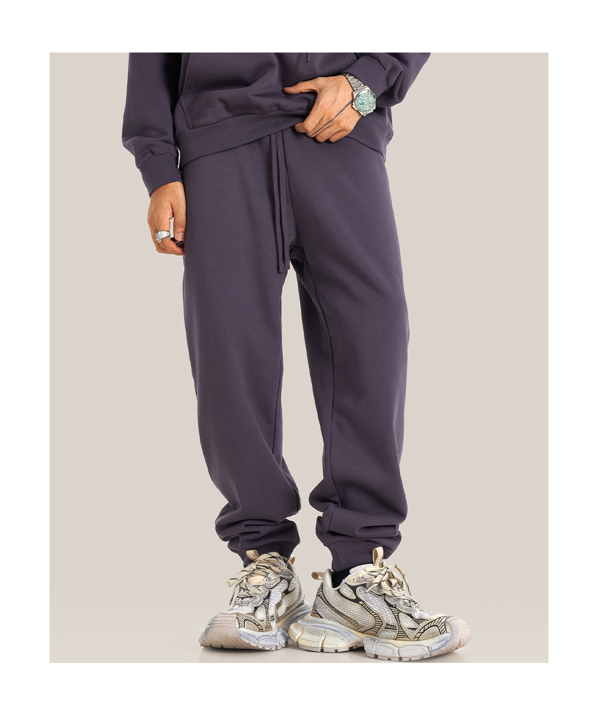 #K24127 Heavy 440Gsm Terry Jogger Sweatpants 31