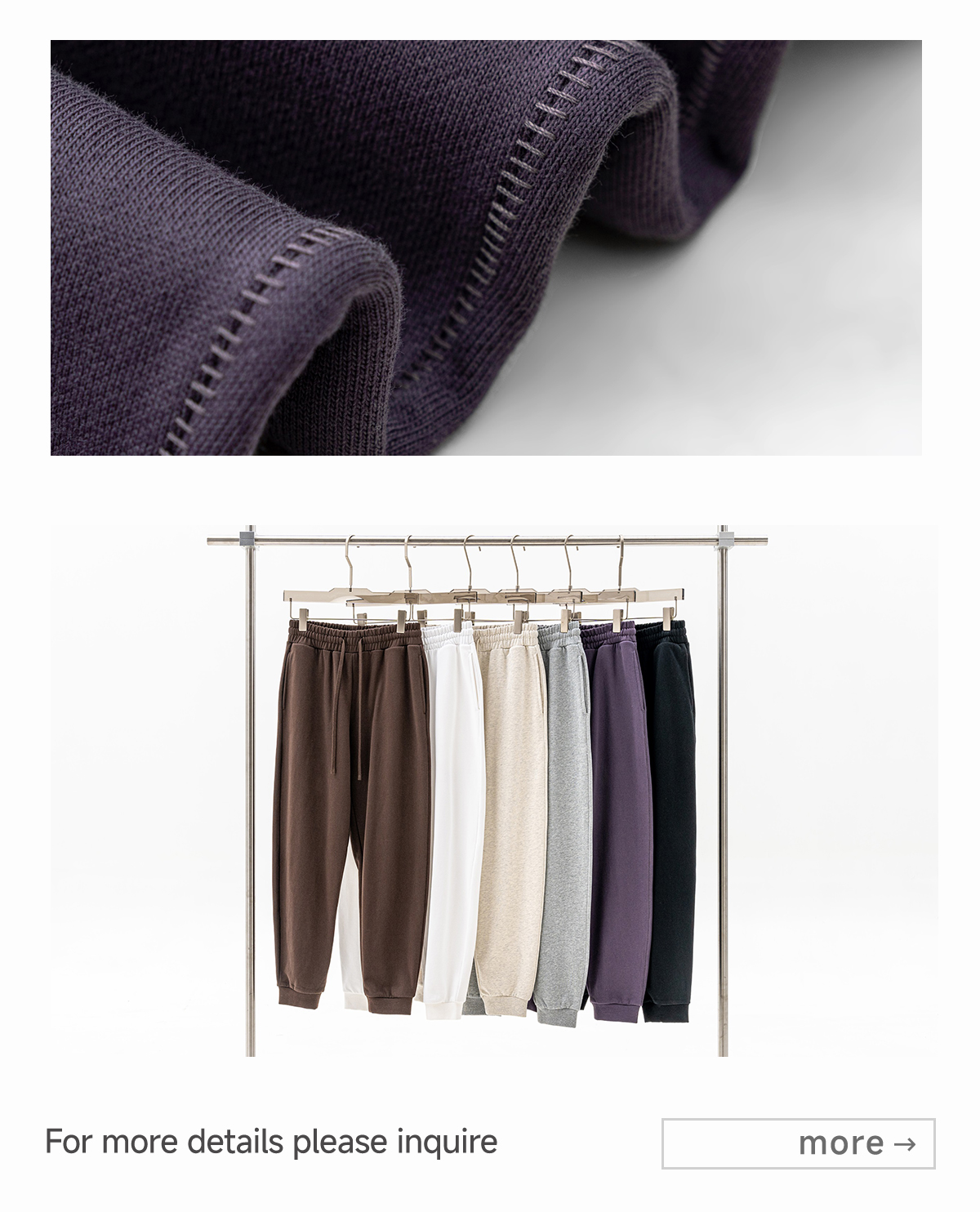 #K24127 Heavy 440Gsm Terry Jogger Sweatpants 17