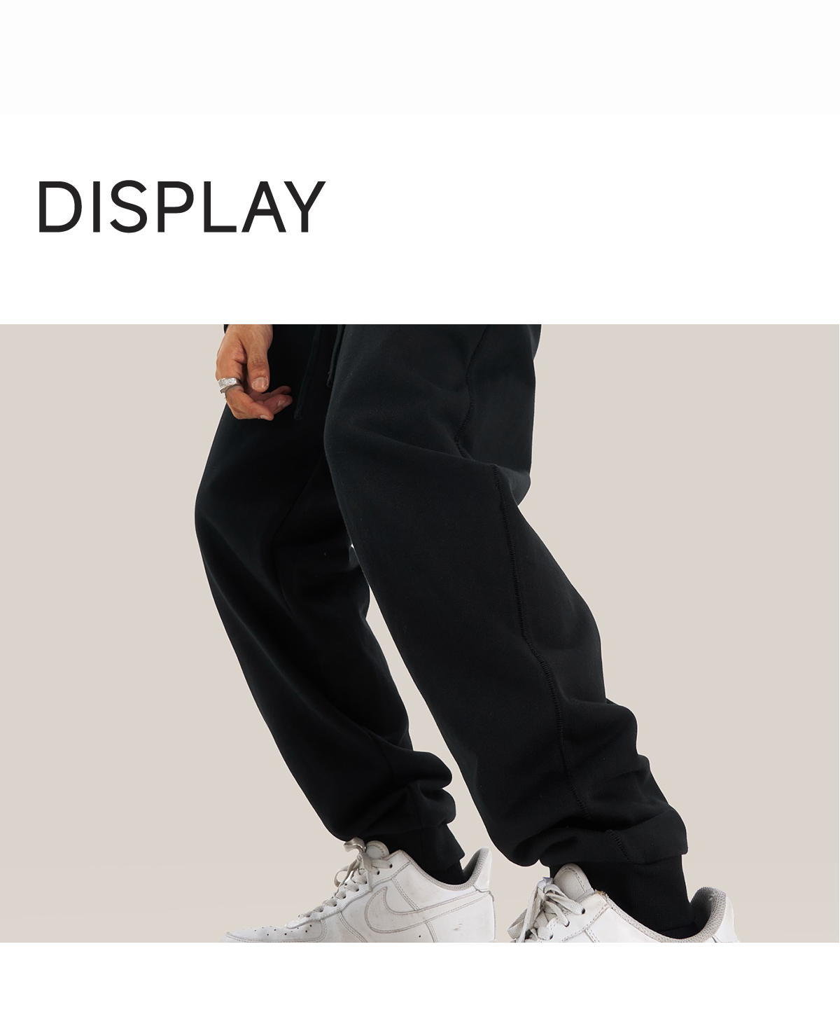 #K24127 Heavy 440Gsm Terry Jogger Sweatpants 19