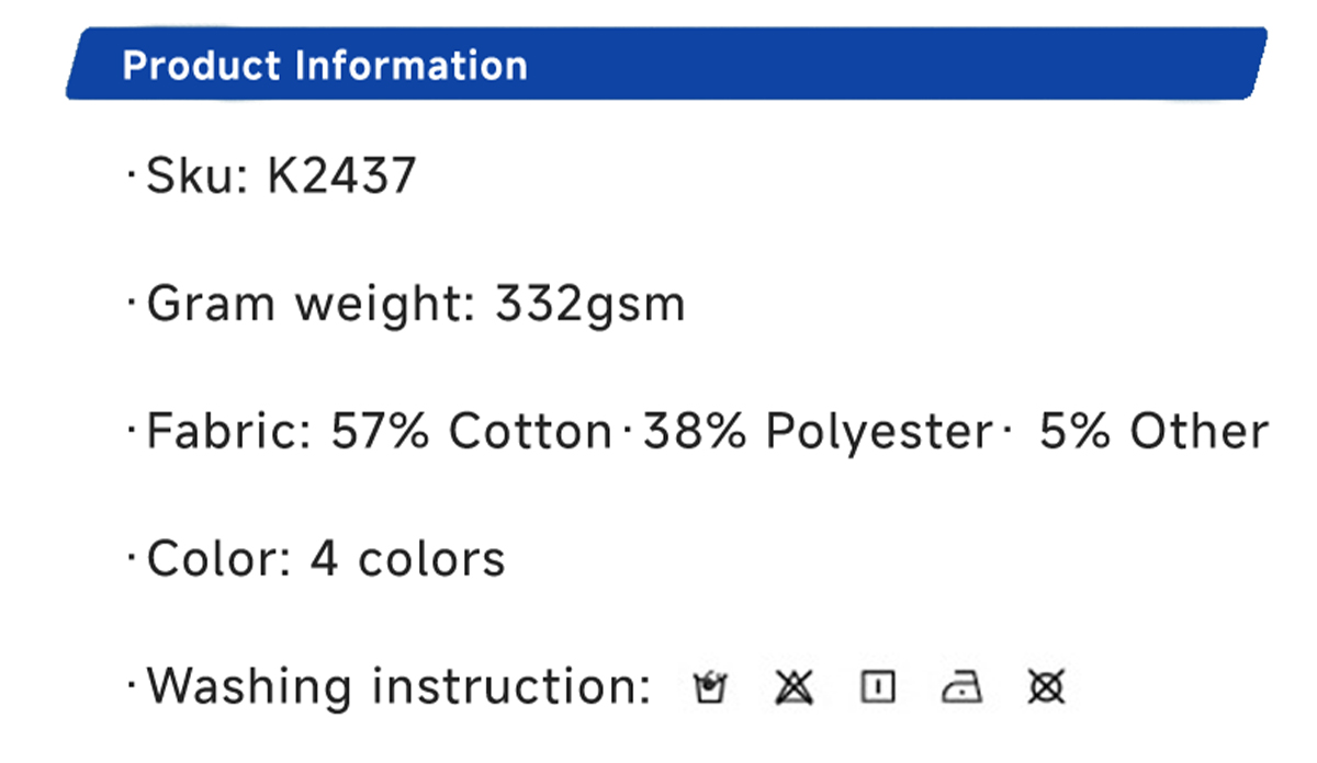 #K2437 Heavyweight Fleece 332Gsm wash vintage Sweatpants 6