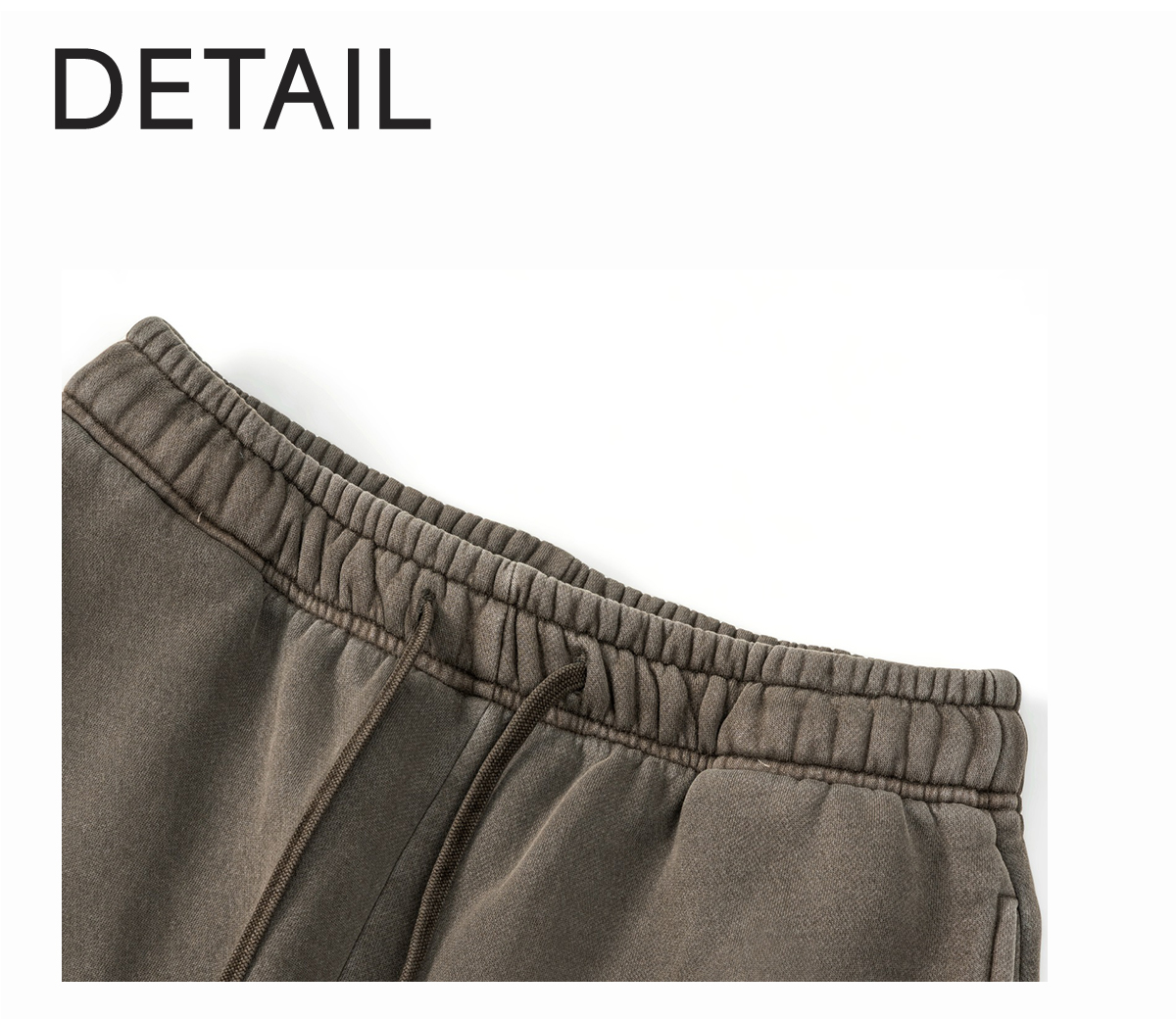 #K2437 Heavyweight Fleece 332Gsm wash vintage Sweatpants 14