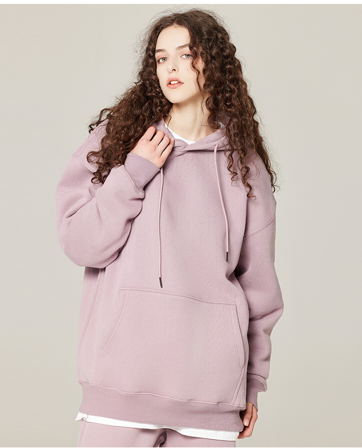 #M8301 Fleece 350Gsm Unisex Oversized Hoodie 30