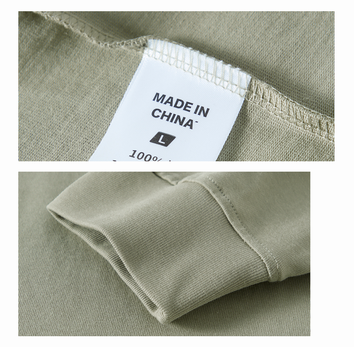 #W0013 Cotton Long Sleeve 305Gsm solid Oversized T-shirt 11
