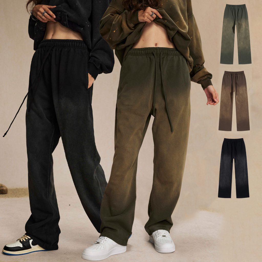 #7770 Terry 450Gsm Vintage Dyed Straight Leg Sweatpants