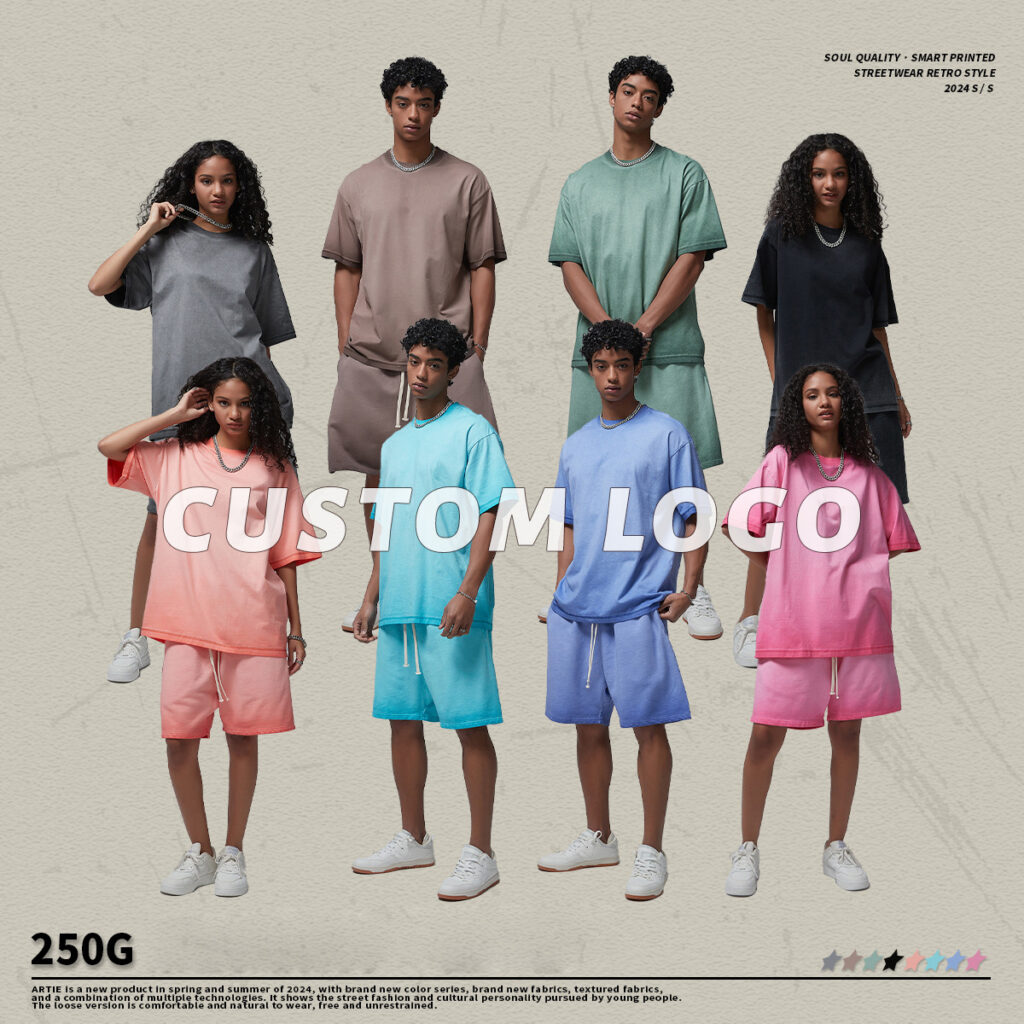 #AR016 Cotton 250GSM Oversized Vintage Dyed T-Shirt