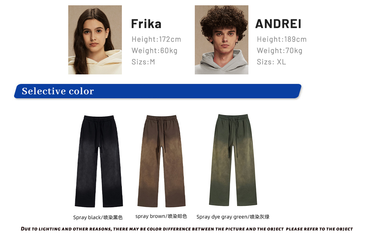 #7770 Terry 450Gsm Vintage Dyed Straight Leg Sweatpants 7